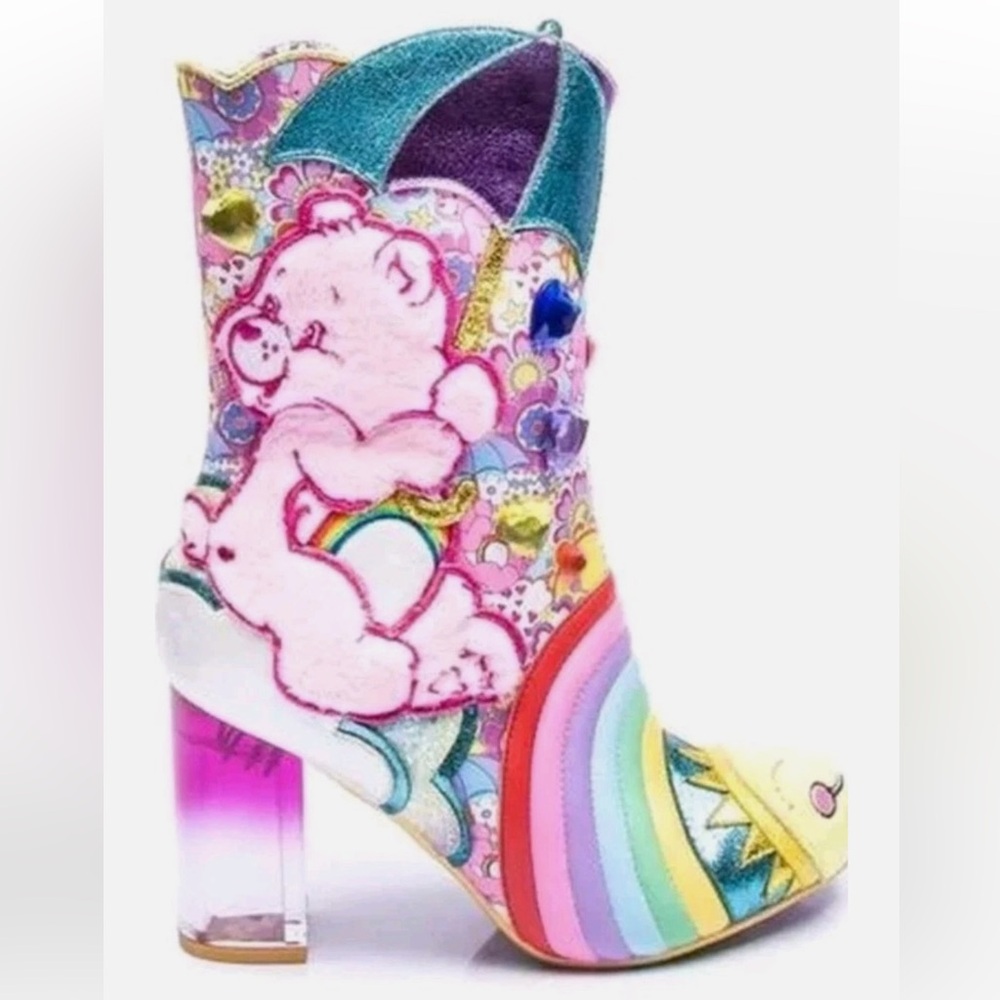 BNIB Irregular Choice x Care Bears Full of Cheer Boots